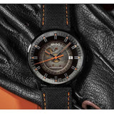 Mido Commander Automatic Gradient Black Dial Black Nylon Strap Watch For Men - M021.407.37.411.00