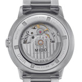 Mido Commander Automatic Gradient Black Dial Silver Steel Strap Watch For Men - M021.407.11.411.00