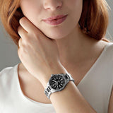 Buy Shop Tag Heuer Aquaracer Quartz Diamonds Black Dial Two Tone Steel Strap Watch for Women - WAY131G.BA0913 USA Online