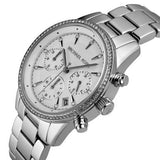 Buy Shop Michael Kors Ritz Silver Dial Silver Steel Strap Watch for Women - MK6428 USA Online