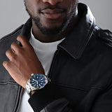 Buy Shop Tag Heuer Aquaracer GMT Calibre 6 Automatic Blue Dial Silver Steel Strap Watch for Men - WAY201T.BA0927 USA Online