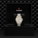 Tudor Style Automatic Silver Dial Two Tone Steel Strap Watch for Men - M12713-0003