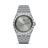 Tudor Royal Day Date Diamonds Automatic Silver Dial Silver Steel Strap Watch for Men - M28600-0002