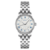 Mido Baroncelli III Automatic Silver Dial Silver Steel Strap Watch For Women - M7600.4.21.1