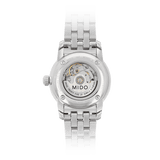 Buy Shop Mido Baroncelli III Automatic Diamonds White Dial Silver Steel Strap Watch For Women - M7600.4.66.1 USA Online