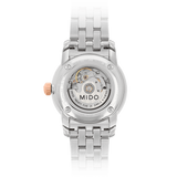 Mido Baroncelli III Automatic White Dial Two Tone Steel Strap Watch For Women - M7600.9.N6.1