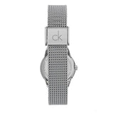 Buy Shop Calvin Klein Minimal Grey Dial Silver Mesh Bracelet Watch for Women - K3M231Y3 USA Online