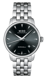 Mido Baroncelli Ii Automatic Black Dial Silver Steel Strap Watch For Men - M8600.4.18.1