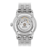 Buy Shop Mido Baroncelli II Automatic White Dial Silver Steel Strap Watch For Men - M8600.4.26.1 USA Online