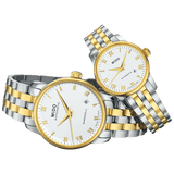 Mido Baroncelli III Automatic White Dial Two Tone Steel Strap Watch For Women - M7600.9.26.1