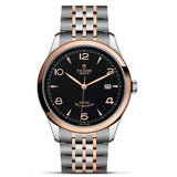 Tudor 1926 Automatic Black Dial Two Tone Steel Strap Watch for Men - M91651-0003