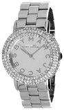 Buy Shop Marc Jacobs Marci Silver Dial Silver Steel Strap Watch for Women - MBM3190 USA Online