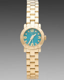 Buy Shop Marc Jacobs Amy Dinky Blue Dial Gold Steel Strap Watch for Women - MBM3229 USA Online