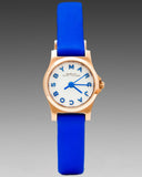 Buy Shop Marc Jacobs Henry White Dial Blue Leather Strap Watch for Women - MBM1238 USA Online