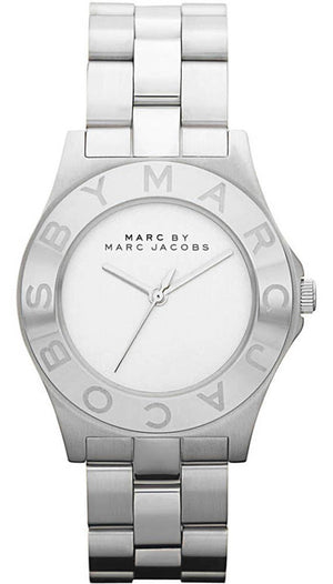 Buy Shop Marc Jacobs Blade Chronograph Silver Dial Silver Steel Strap Watch for Women - MBM3125 USA Online