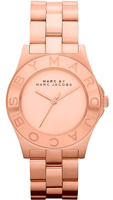 Buy Shop Marc Jacobs Blade Rose Gold Dial Rose Gold Steel Strap Watch for Women - MBM3127 USA Online