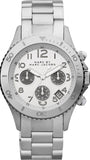 Buy Shop Marc Jacobs Marc Chronograph Silver Dial Silver Steel Strap Watch for Men - MBM3155 USA Online