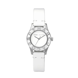 Buy Shop Marc Jacobs Blade White Dial White Leather Strap Watch for Women - MBM1097 USA Online