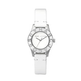 Buy Shop Marc Jacobs Blade White Dial White Leather Strap Watch for Women - MBM1097 USA Online