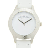 Buy Shop Marc Jacobs Blade White Dial White Leather Strap Watch for Women - MBM1200 USA Online