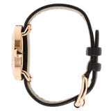 Buy Shop Marc Jacobs Amy Black Dial Black Leather Strap Watch for Women - MBM1225 USA Online