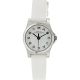 Buy Shop Marc Jacobs Henry Dinky White Dial White Leather Strap Watch for Women - MBM1234 USA Online