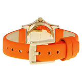 Buy Shop Marc Jacobs Henry Dinky White Dial Orange Leather Strap Watch for Women - MBM1236 USA Online