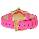 Buy Shop Marc Jacobs Henry White Dial Pink Leather Strap Watch for Women - MBM1237 USA Online