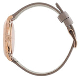 Buy Shop Marc Jacobs Baker Grey Dial Grey Leather Strap Watch for Women - MBM1266 USA Online