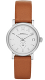 Buy Shop Marc Jacobs Baker White Dial Brown Leather Strap Watch for Women - MBM1270 USA Online