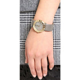 Buy Shop Marc Jacobs Amy Grey Dial Grey Leather Strap Watch for Women - MBM1287 USA Online