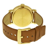 Buy Shop Marc Jacobs Baker White Dial Brown Leather Strap Watch for Womern - MBM1316 USA Online