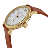 Buy Shop Marc Jacobs Baker White Dial Brown Leather Strap Watch for Womern - MBM1316 USA Online