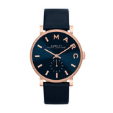 Buy Shop Marc Jacobs Baker Navy Blue Dial Blue Leather Strap Watch for Women - MBM1331 USA Online