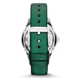 Buy Shop Marc Jacobs Henry Skeleton Green Dial Green Leather Strap Watch for Women - MBM1336 USA Online