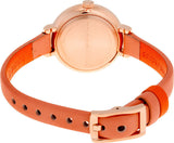 Buy Shop Marc Jacobs Sally White Dial Orange Leather Strap Watch for Women - MBM1355 USA Online