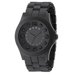 Buy Shop Marc Jacobs Pelly Black Dial Black Steel Strap Watch for Women - MBM2510 USA Online
