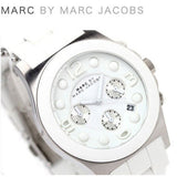 Buy Shop Marc Jacobs Pelly White Dial White Silicone Strap Watch for Women - MBM2565 USA Online