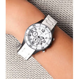 Buy Shop Marc Jacobs Rock Chronograph White Dial White Silicone Strap Watch for Women - MBM2574 USA Online