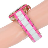 Buy Shop Marc Jacobs Rock Chronograph White Dial Two Tone Silicone Strap Watch for Women - MBM2593 USA Online