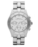 Marc Jacobs Blade White Dial SIlver Steel Strap Watch for Women - MBM3100