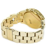 Buy Shop Marc Jacobs Henry Chronograph Gold Dial Gold Steel Strap Watch for Women - MBM3105 USA Online