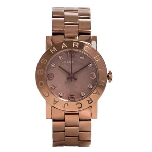 Buy Shop Marc Jacobs Amy Brown Dial Brown Steel Strap Watch for Women - MBM3119 USA Online