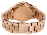 Buy Shop Marc Jacobs Rock Chronograph Rose Gold Dial Rose Gold Steel Strap Watch for Women - MBM3156 USA Online