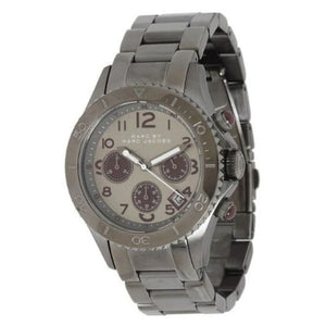 Buy Shop Marc Jacobs Rock Chronograph Gunmetal Grey Dial Grey Steel Strap Watch for Men - MBM3160 USA Online