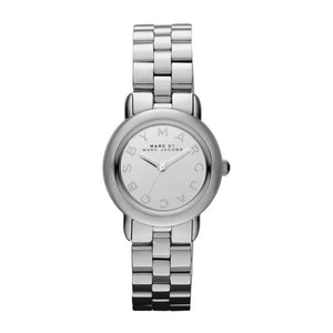 Buy Shop Marc Jacobs Marc Silver Dial Silver Steel Strap Watch for Women - MBM3173 USA Online