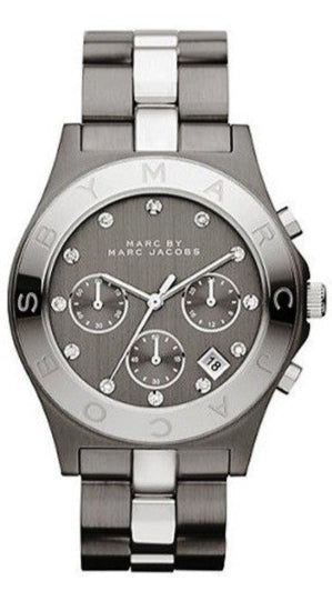 Buy Shop Marc Jacobs Blade Chronograph Black Dial Two Tone Steel Strap Watch for Women - MBM3179 USA Online