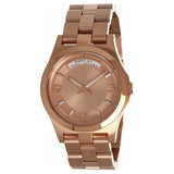 Buy Shop Marc Jacobs Baby Dave Rose Gold Dial Rose Gold Steel Strap Watch for Women - MBM3235 USA Online