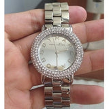 Buy Shop Marc Jacobs Marci Silver Dial Silver Steel Strap Watch for Women - MBM3190 USA Online