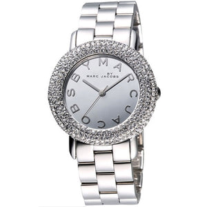 Buy Shop Marc Jacobs Marci Silver Dial Silver Steel Strap Watch for Women - MBM3190 USA Online
